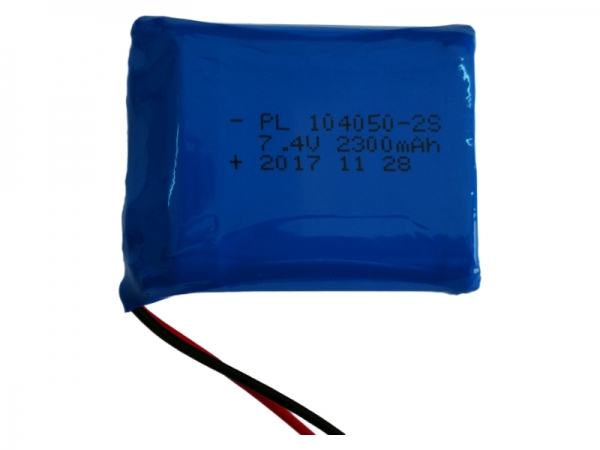 7.4V聚合物鋰電池 | 104050 7.4V 2300mAh